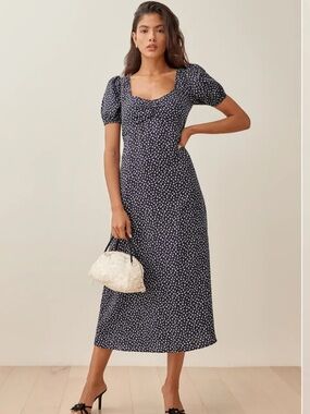 Reformation Floral Kelby Midi Dress Women’s Small